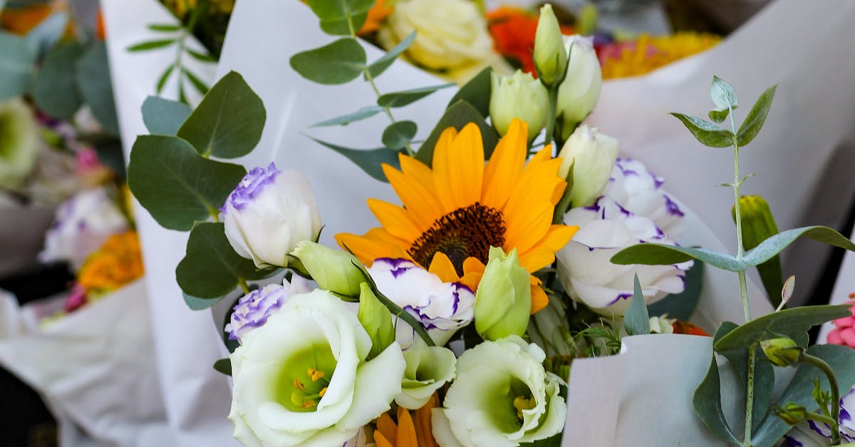 Creating Personalised Sympathy Bouquets